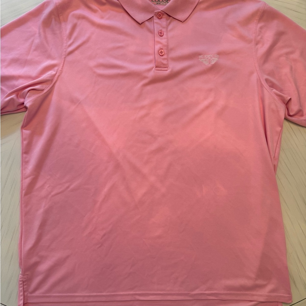 Under Armor Golf Shirt Pink Polo Shirt